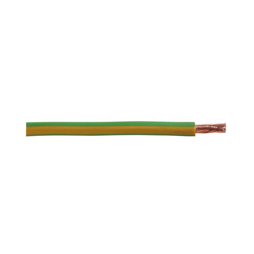 Aderleitung H07V-K 10 mm² 10 m grün/gelb