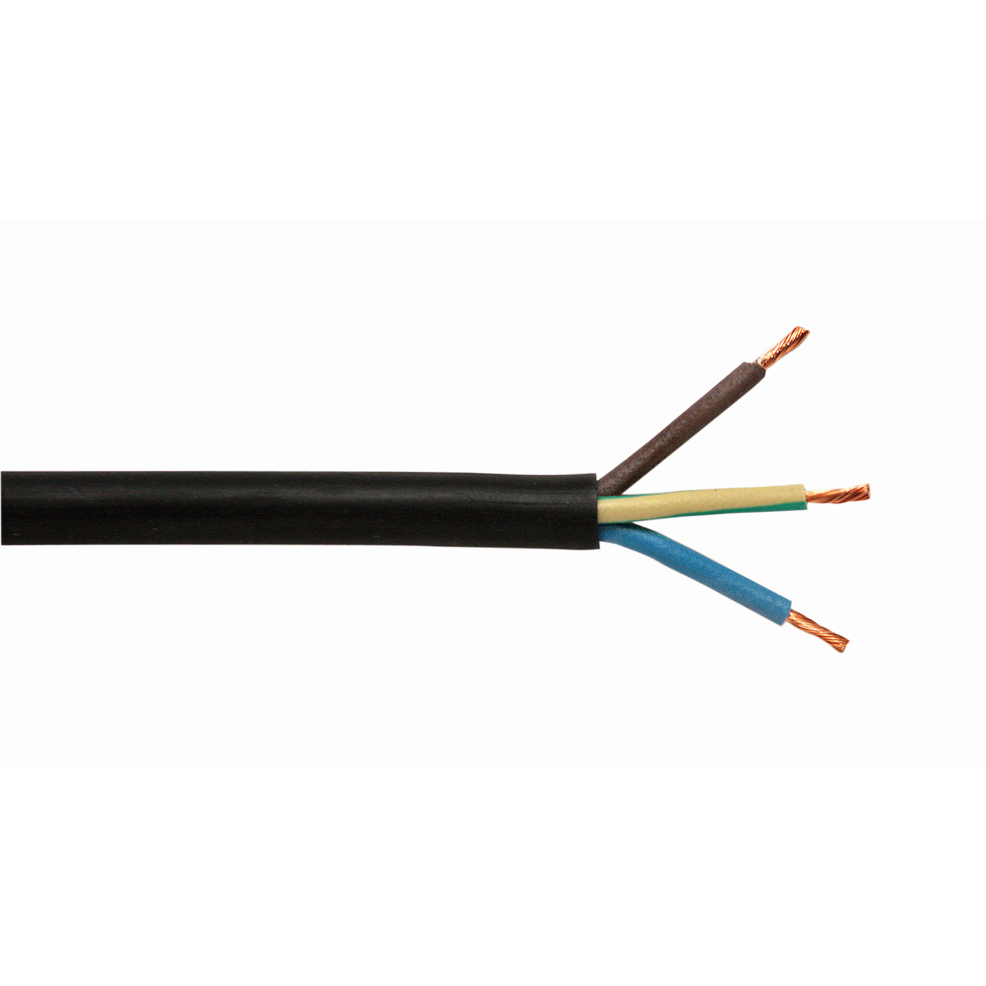 Gummileitung H07RN-F3G1,5 5 m schwarz