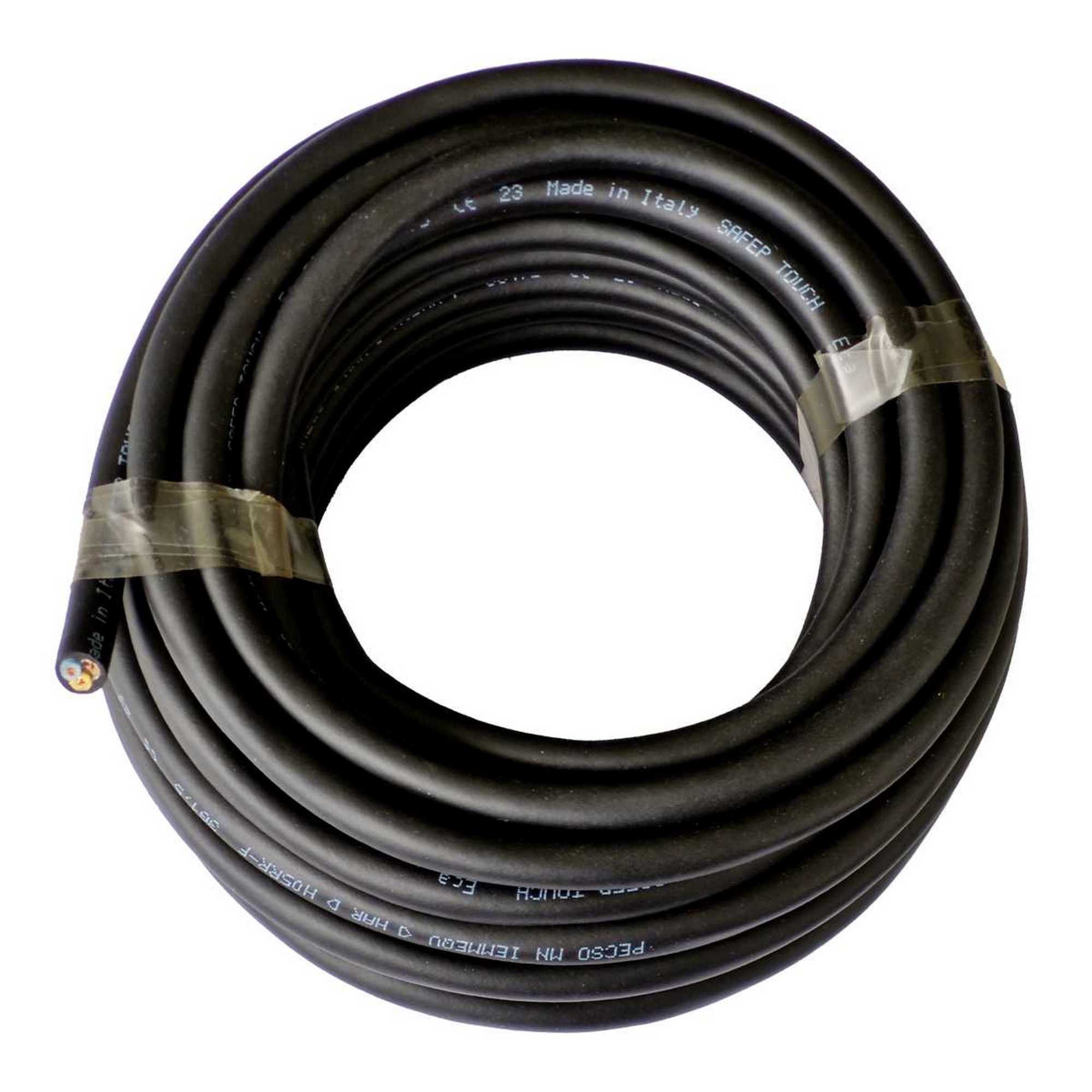 Gummileitung H07RN-F3G1,5 5 m schwarz