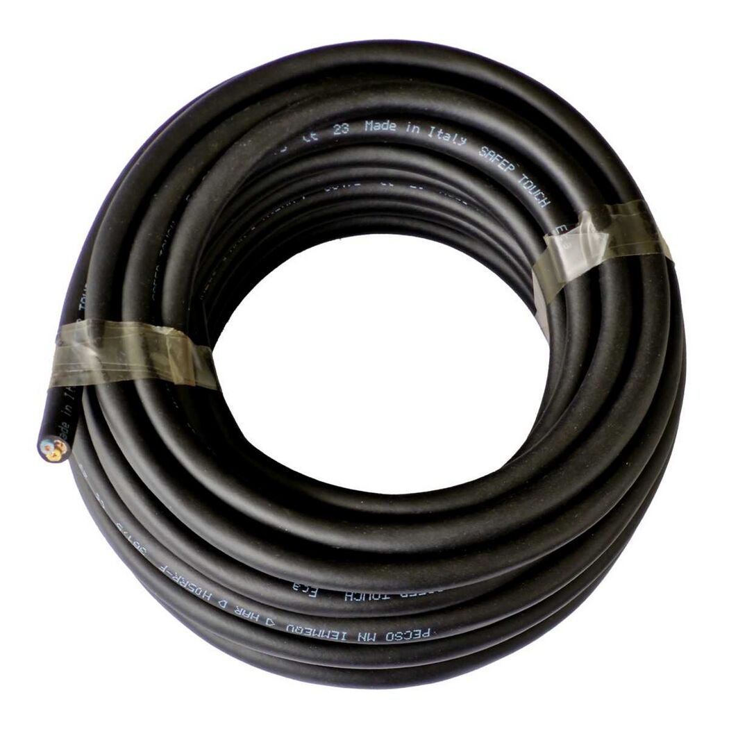 Gummileitung H07RN-F3G1,5 10 m schwarz