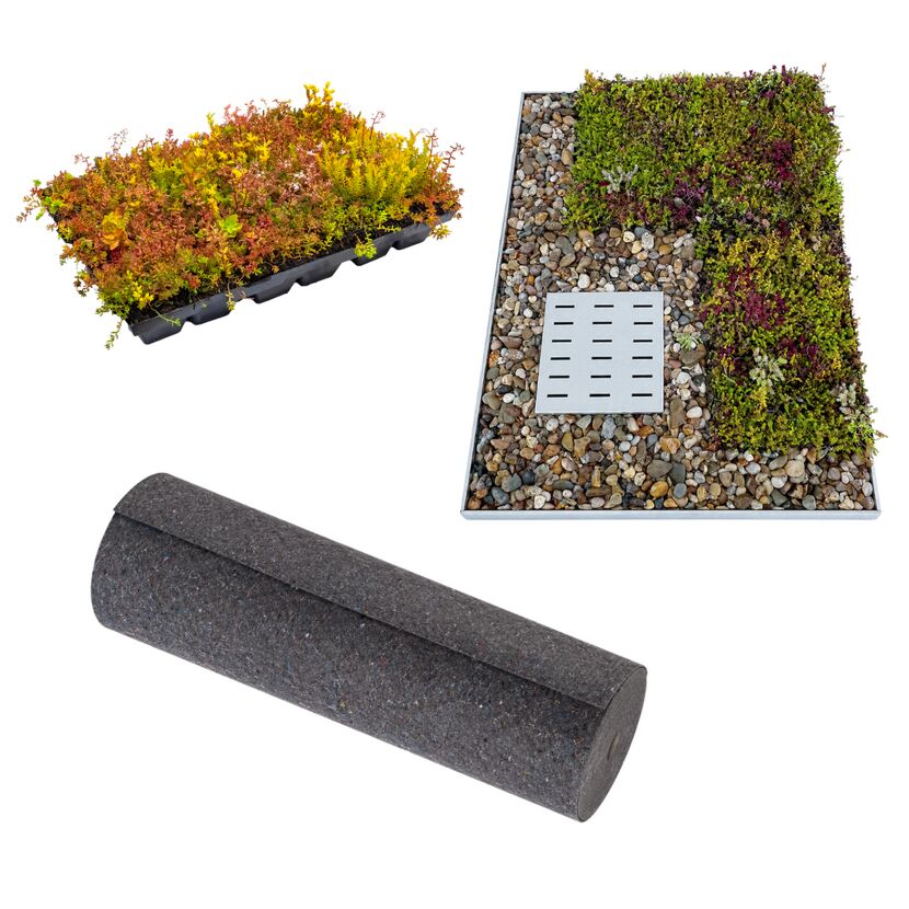Dachbegrünungskassettensystem 18 m²