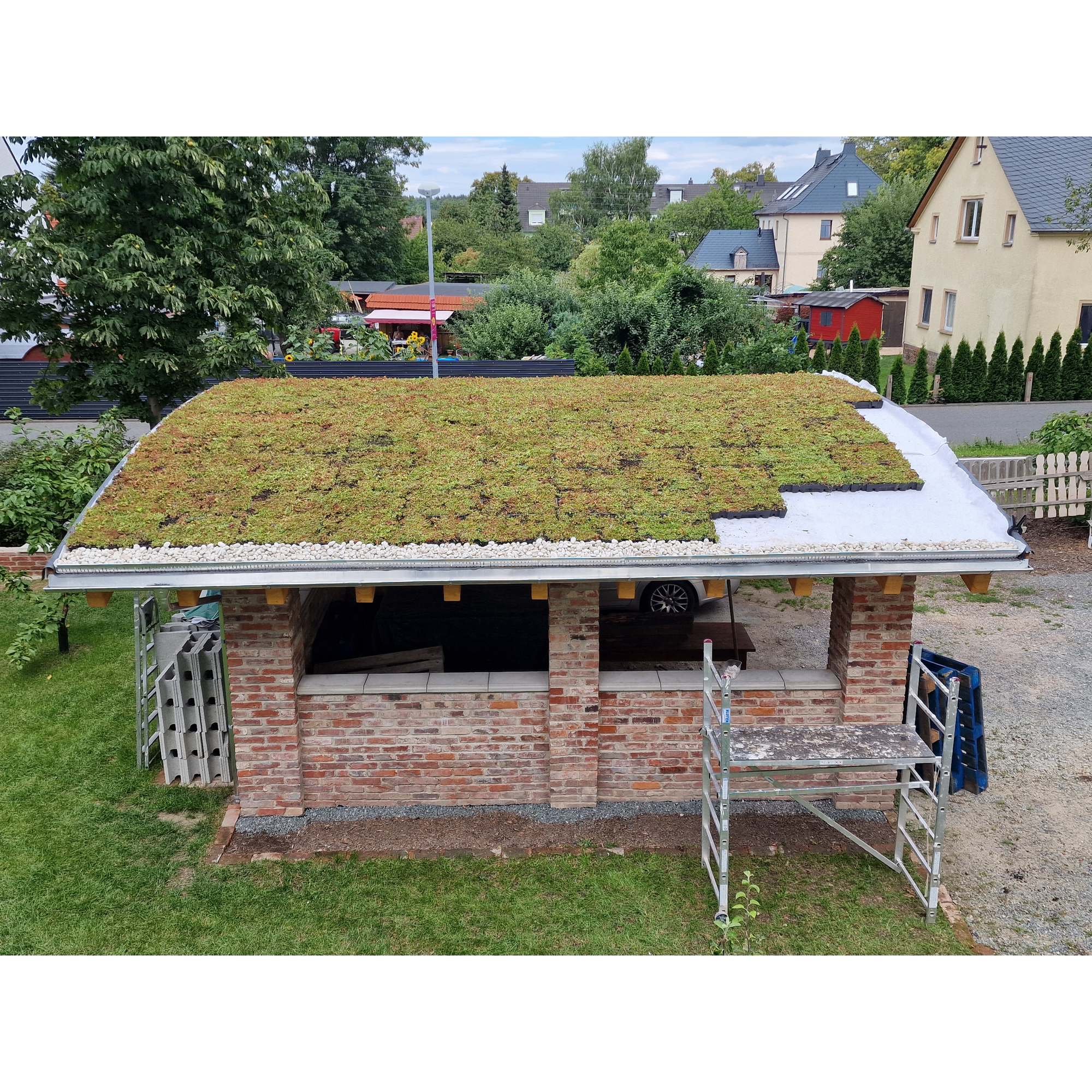 Dachbegrünungskassette 44 m²
