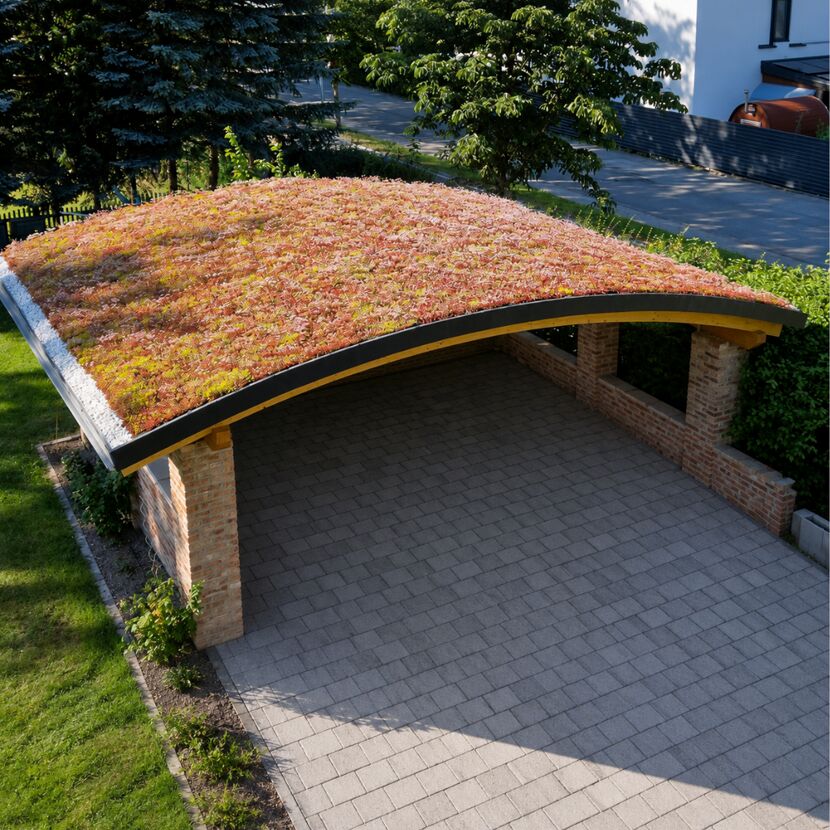 Dachbegrünungskassettensystem 44 m²