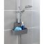 Duschcaddy 'Barcelona' anthrazit Kunststoff 26 x 24 x 9 cm