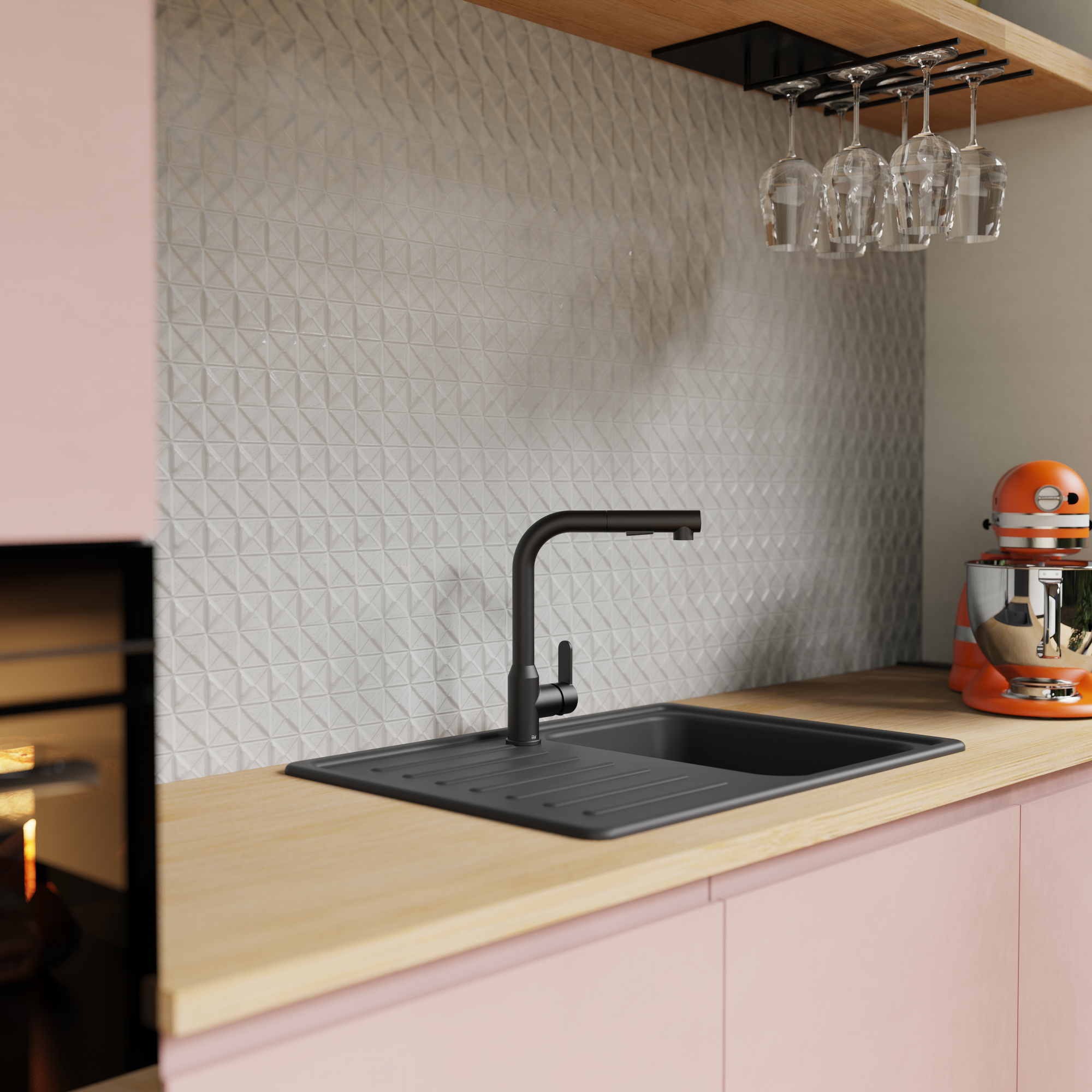 Spültischarmatur 'Avery' schwarz