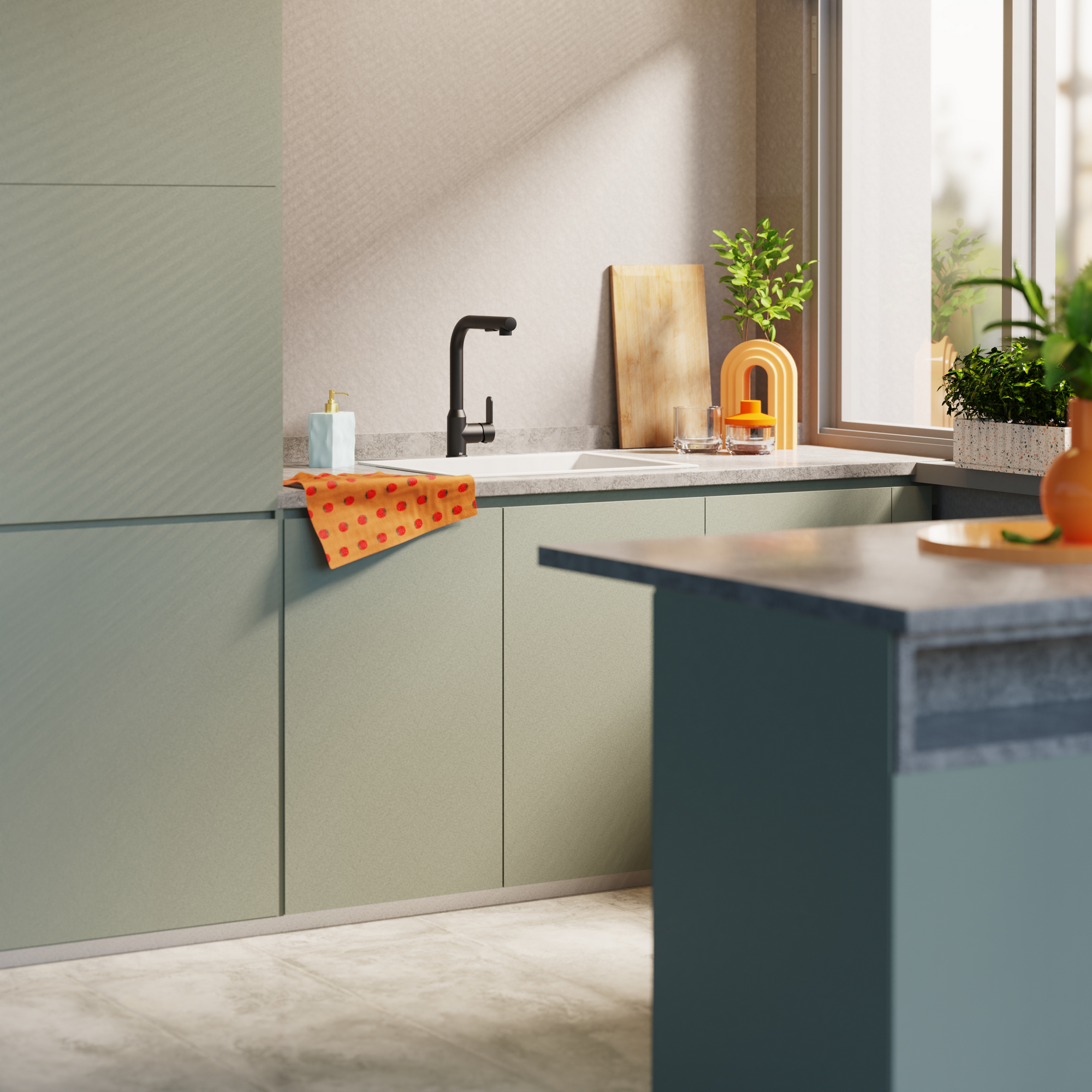 Spültischarmatur 'Avery' schwarz