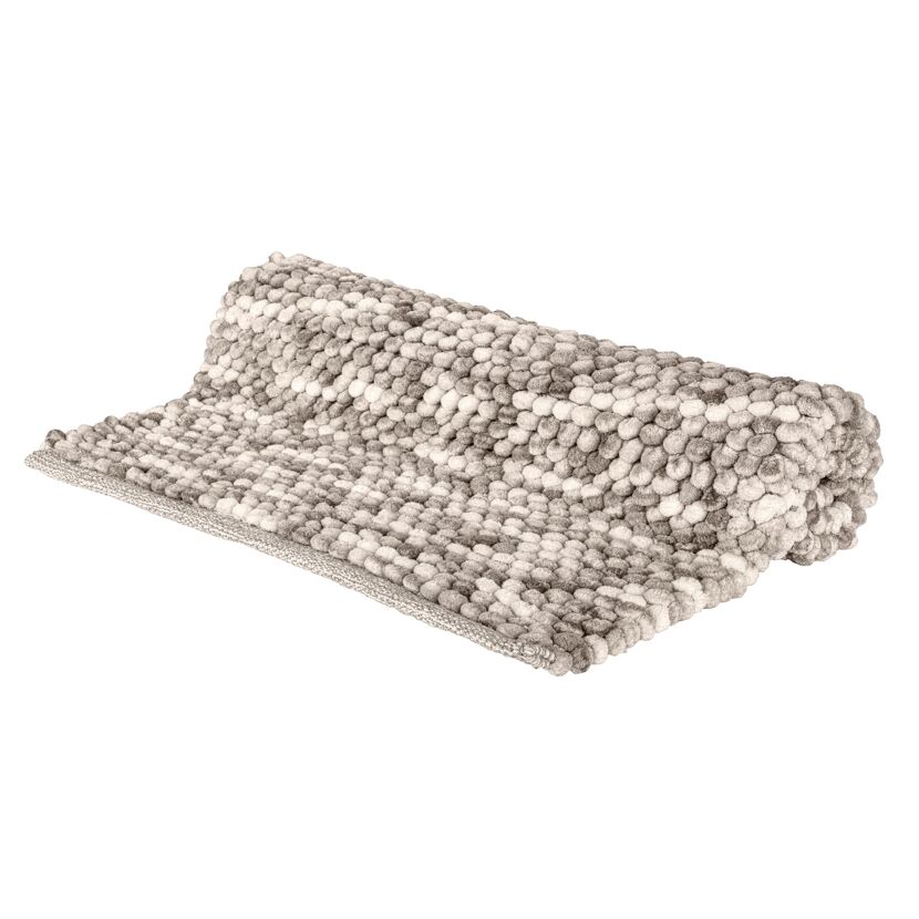 Badteppich 'Urdu' taupe 65 x 55 cm