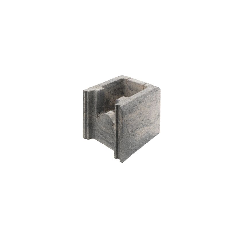 DP-Endstein grau anthrazit 25 x 20 x 24