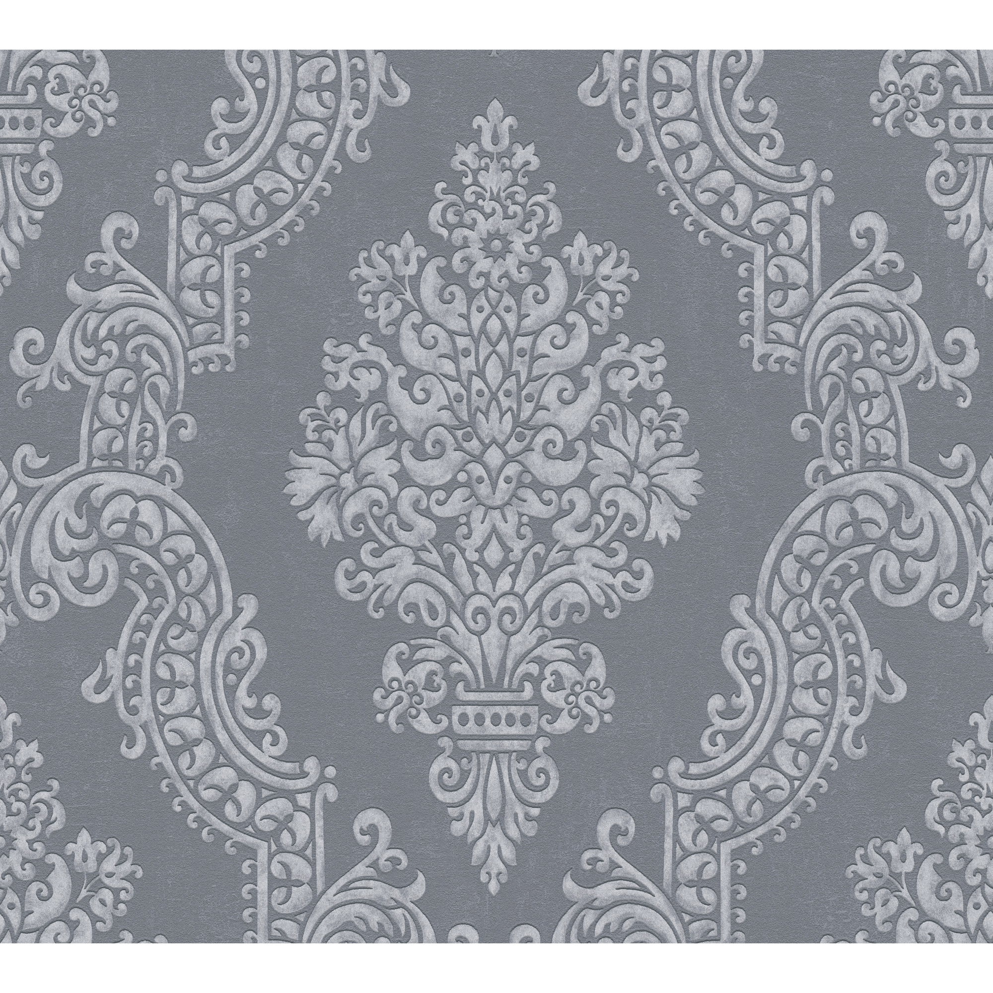 Vliestapete 'Pure Elegance' Ornament grau 10,05 x 0,53 m
