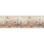 Bordüre 'Mohnblumen' beige-rot 5 x 0,17 m