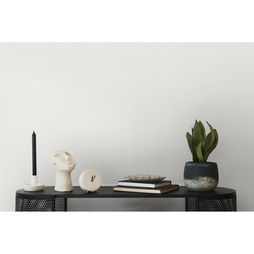 Vliestapete 'Pure Elegance' Unistruktur cremefarben 10,05 x 0,53 m