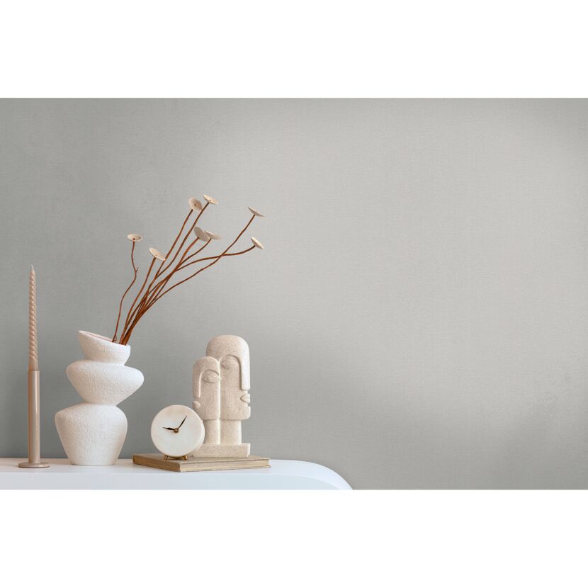 Vliestapete 'Pure Elegance' Unistruktur beige 10,05 x 0,53 m