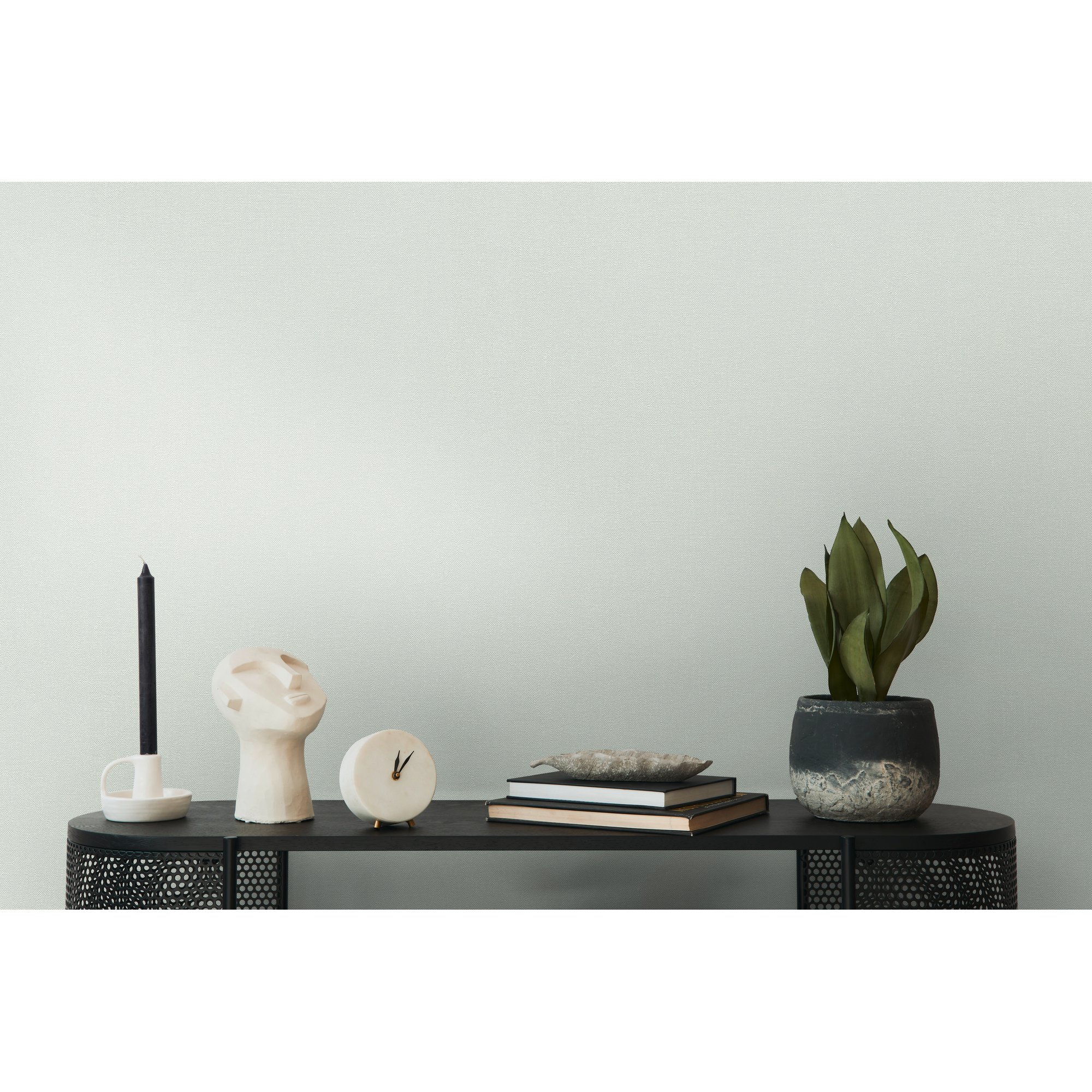 Vliestapete 'Pure Elegance' Unistruktur grau 10,05 x 0,53 m