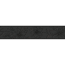 Bordüre 'Only Borders 11' Floral schwarz Glitzer 5 x 0,13 m