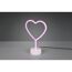 LED-Tischleuchte 'Heart' weiß 20 x 29,6 x 8,5 cm