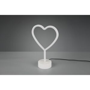 LED-Tischleuchte 'Heart' weiß 20 x 29,6 x 8,5 cm