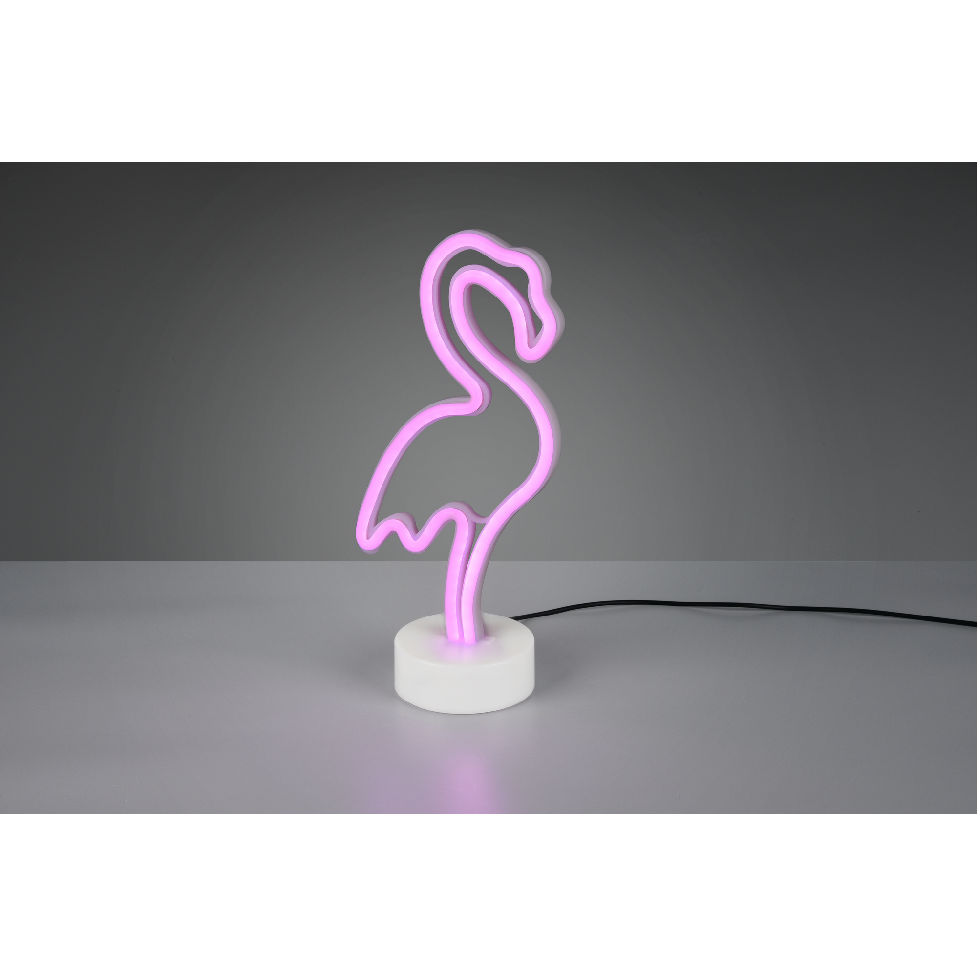 LED-Tischleuchte 'Flamingo' weiß 13,5 x 29,2 x 8,5 cm