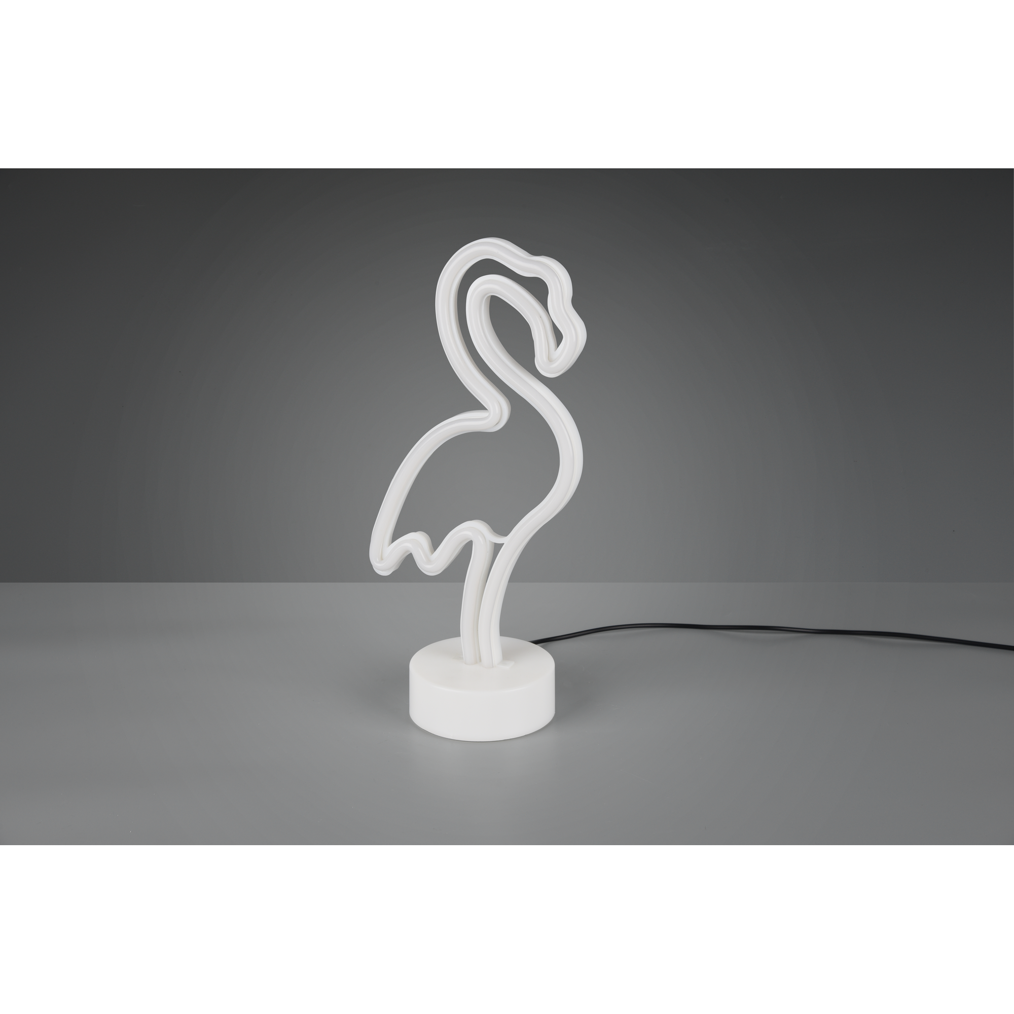 LED-Tischleuchte 'Flamingo' weiß 13,5 x 29,2 x 8,5 cm