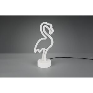LED-Tischleuchte 'Flamingo' weiß 13,5 x 29,2 x 8,5 cm