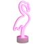 LED-Tischleuchte 'Flamingo' weiß 13,5 x 29,2 x 8,5 cm