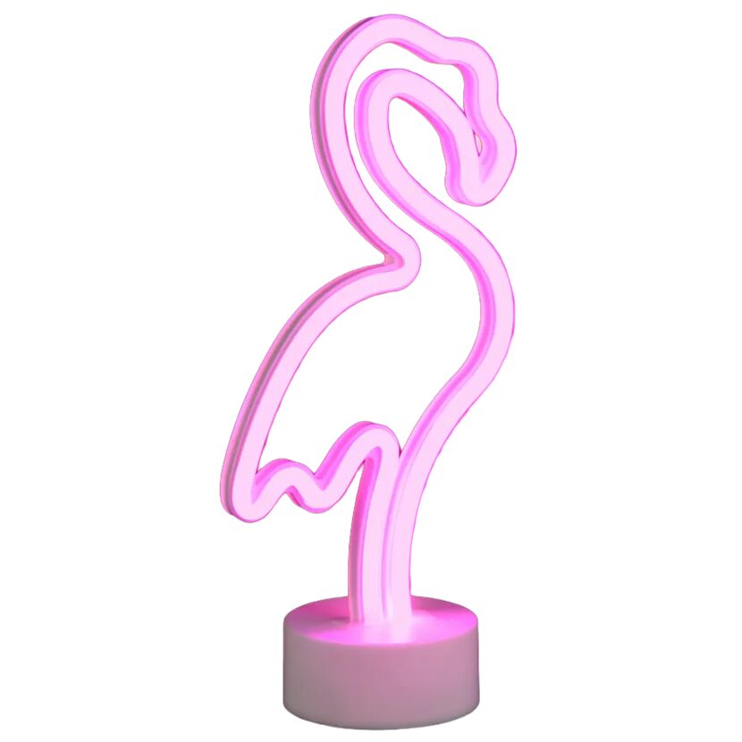LED-Tischleuchte 'Flamingo' weiß 13,5 x 29,2 x 8,5 cm