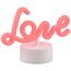 LED-Tischleuchte 'Amor' weiß 19,5 x 14 x 8,5 cm