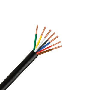 Fahrzeugleitung FLRYY 7 x 1 mm² schwarz