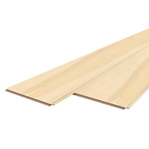 Paneele 'Quadro Plus' Alaska Birke 2000 x 200 x 12 mm