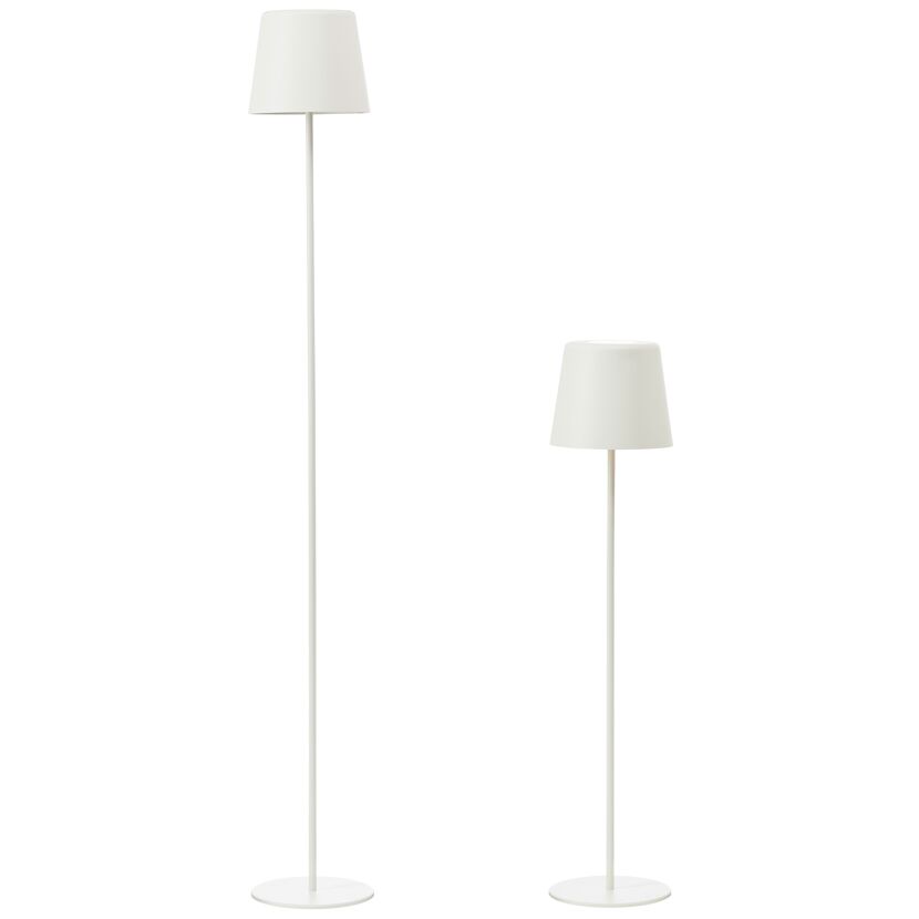 Akku-Stehleuchte 'Kaami' weiß 4 W 350 lm dimmbar
