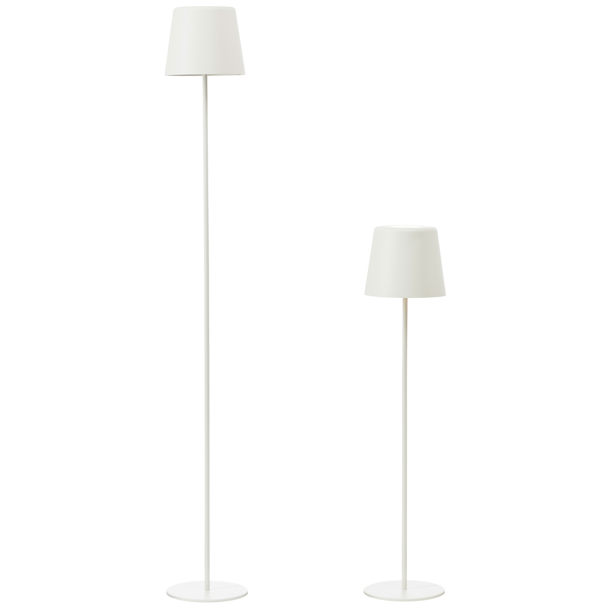Akku-Stehleuchte 'Kaami' weiß 4 W 350 lm dimmbar