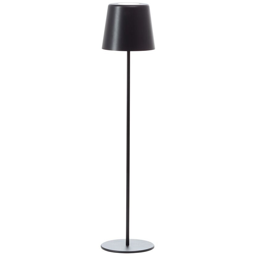 Akku-Stehleuchte 'Kaami' schwarz 4 W 350 lm dimmbar