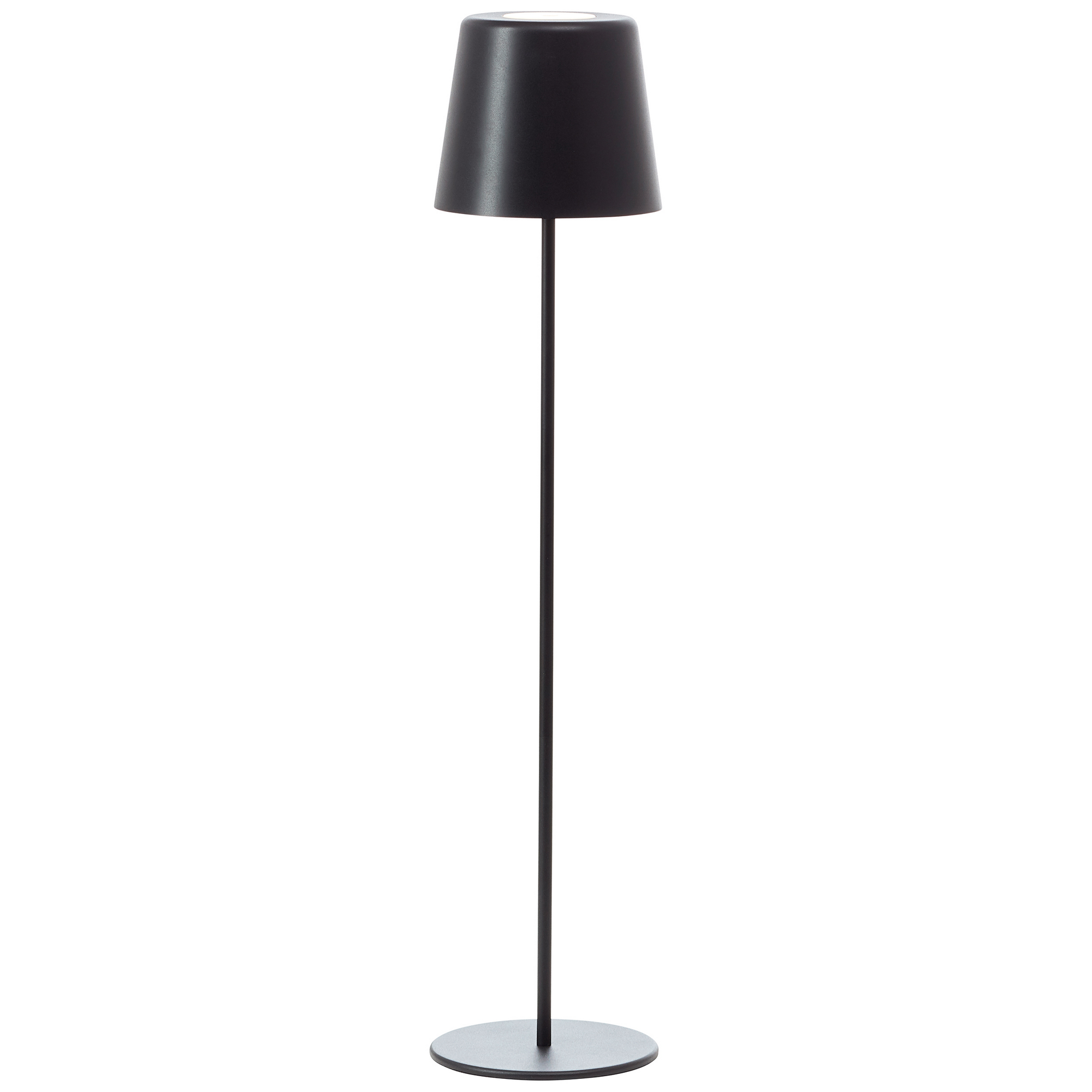 Akku-Stehleuchte 'Kaami' schwarz 4 W 350 lm dimmbar