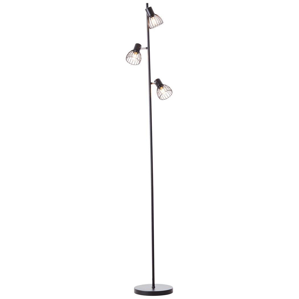 Stehlampe 'Blacky' E14 28 x 162 x 26 cm