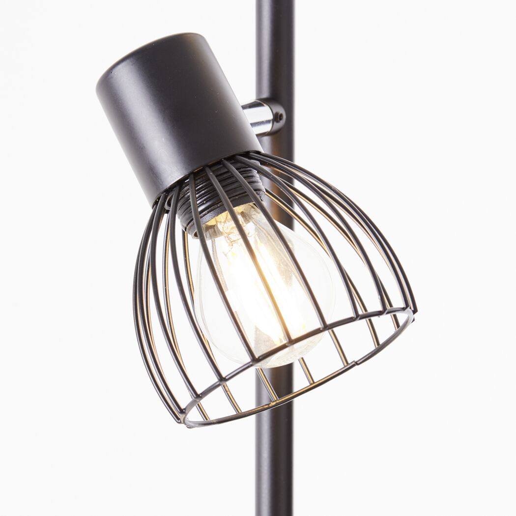 Stehlampe 'Blacky' E14 28 x 162 x 26 cm