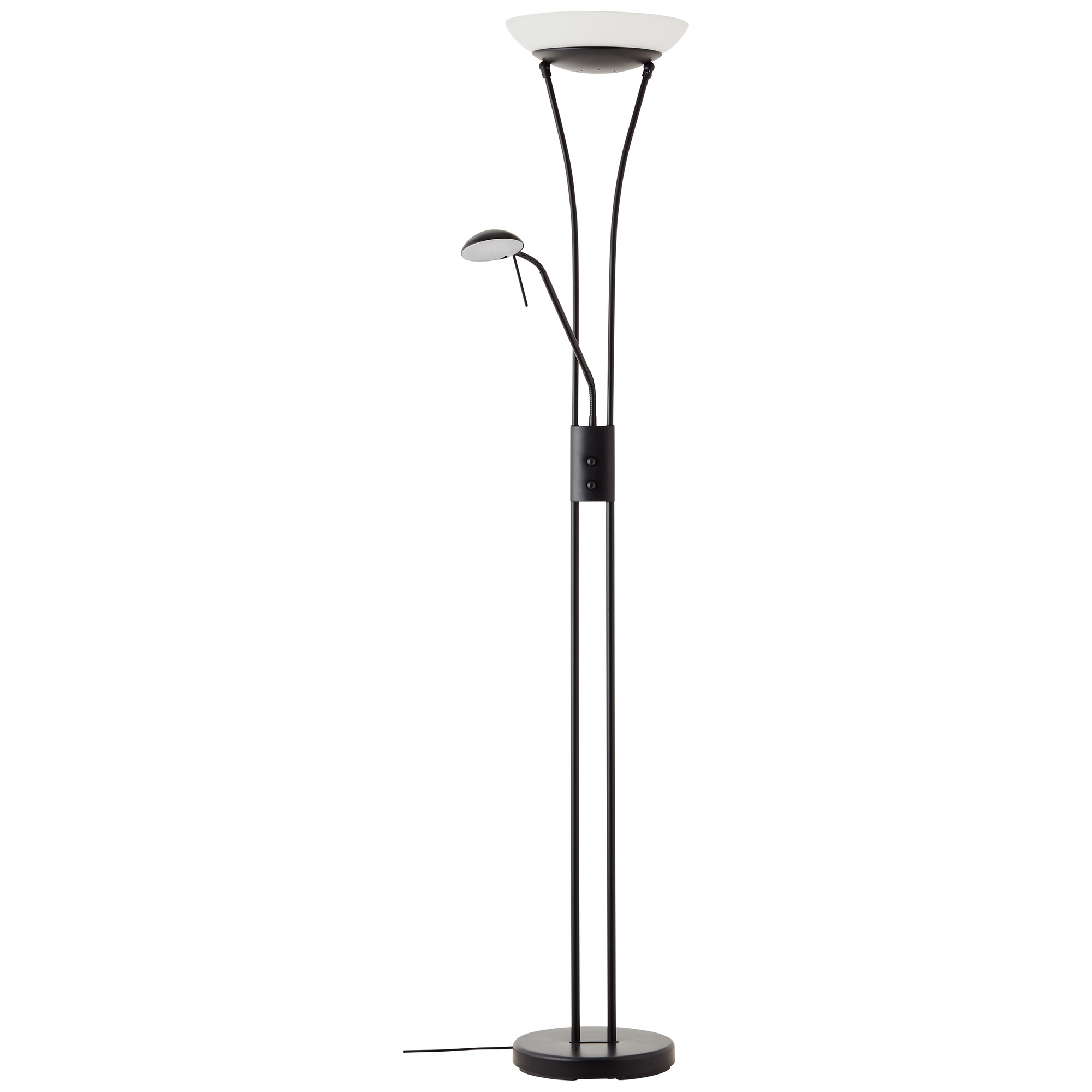 LED-Deckenfluter 'Finn' schwarz 26 W 2500 lm dimmbar