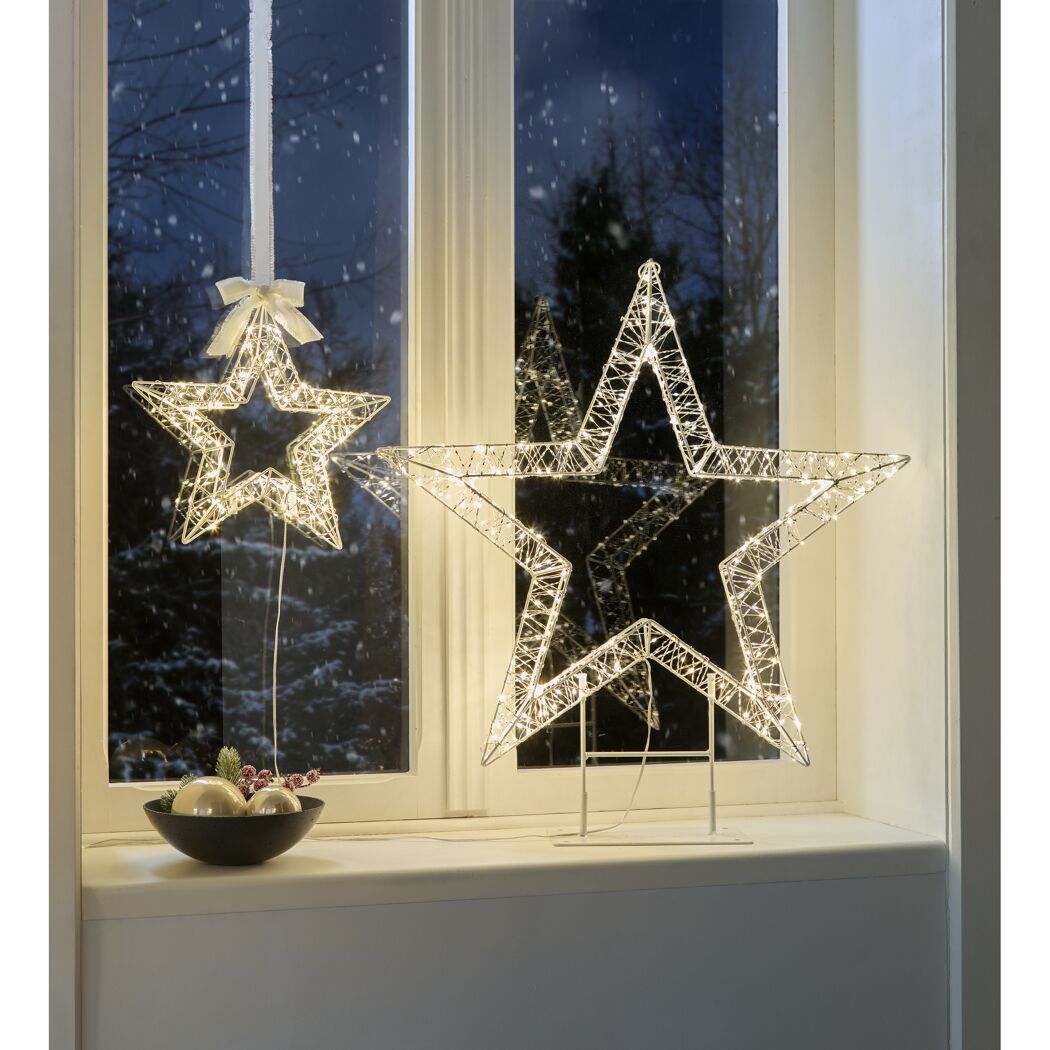 LED-Figur Stern mit Timer 65 cm 400 LEDs