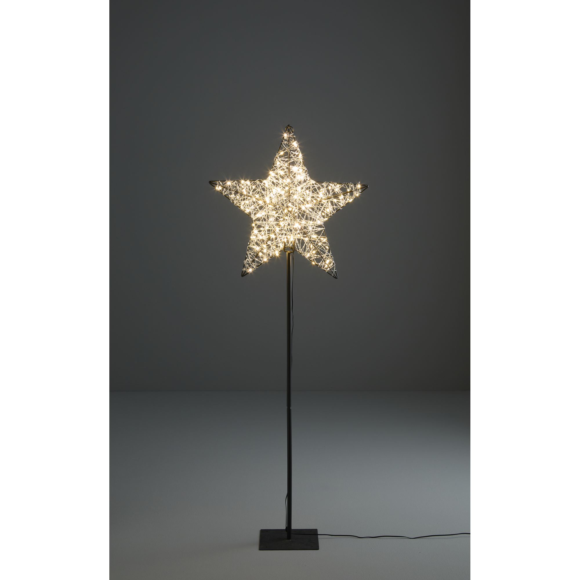 LED-Metall-Stern mit 192 LED 120 cm