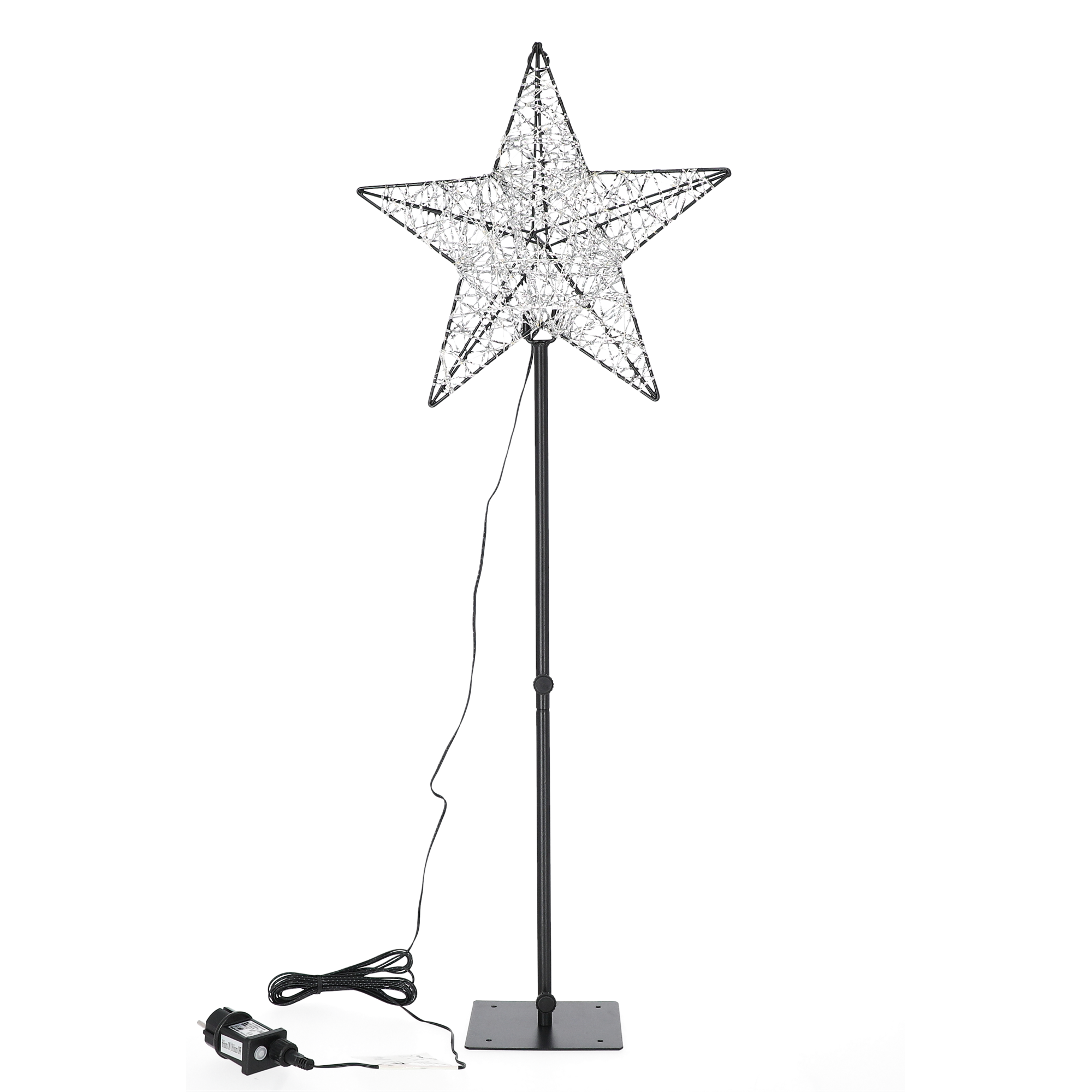 LED-Metall-Stern mit 288 LED 150 cm