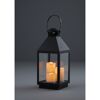 Laterne mit 3 LED-Kerzen 47 cm