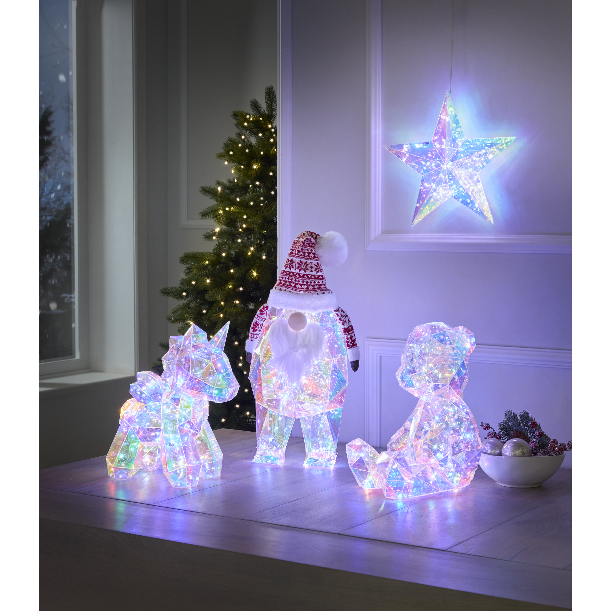 LED-Einhorn 30 cm