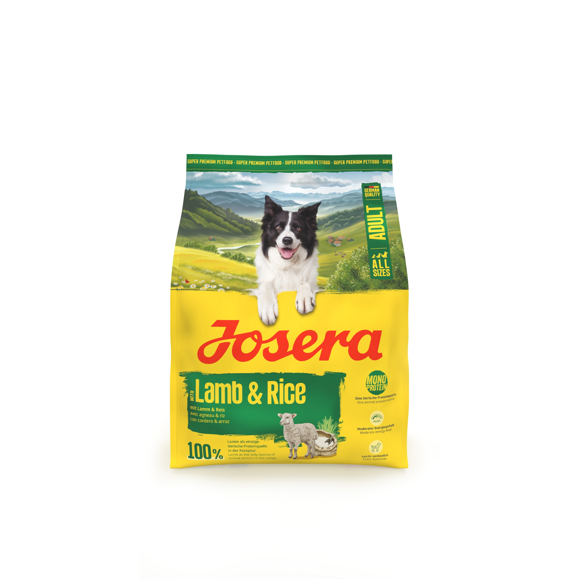 Hundefutter Adult Lamm Reis 900 g