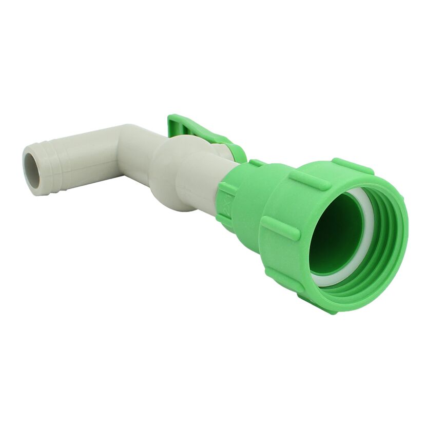 IBC-Kugelhahn 1'' mit Verdrehschutz S60x6