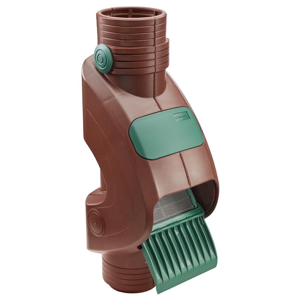 Fallrohrfilter 'Rainus' braun DN 80|100 inklusive Filtereinsatz