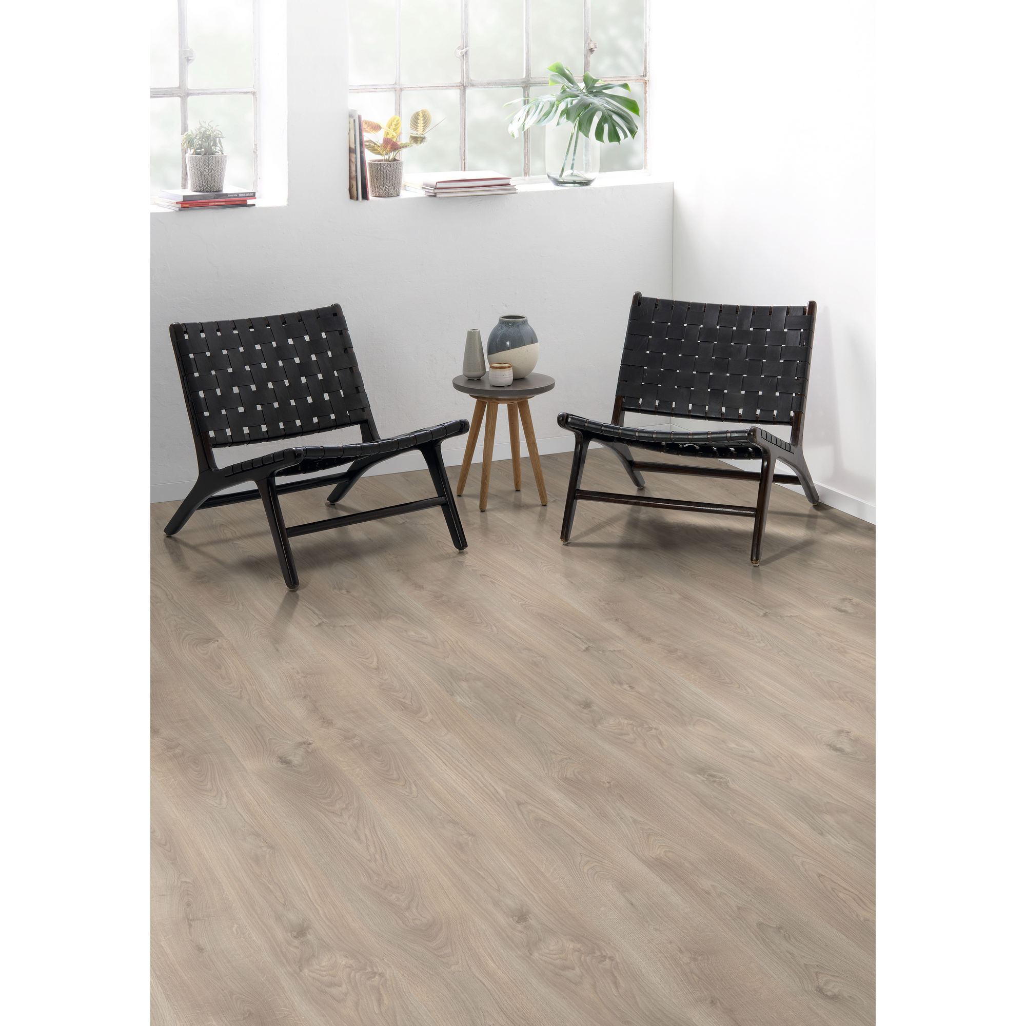 Laminat 'NatureSense' EL2637 Belfort Eiche silber 7 mm
