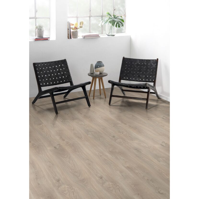 Laminat 'NatureSense' EL2637 Belfort Eiche silber 7 mm