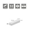 Laminat 'NatureSense' EL2090 Conway Eiche 8 mm