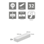 Laminat 'NatureSense' EL2090 Conway Eiche 8 mm