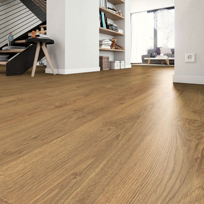 Laminat 'NatureSense' EL2863 Asgil Eiche honig 8 mm