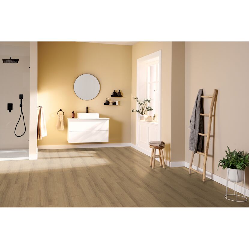 Laminat 'NatureSense Aqua' EL2014 Sherman Eiche honig 8 mm