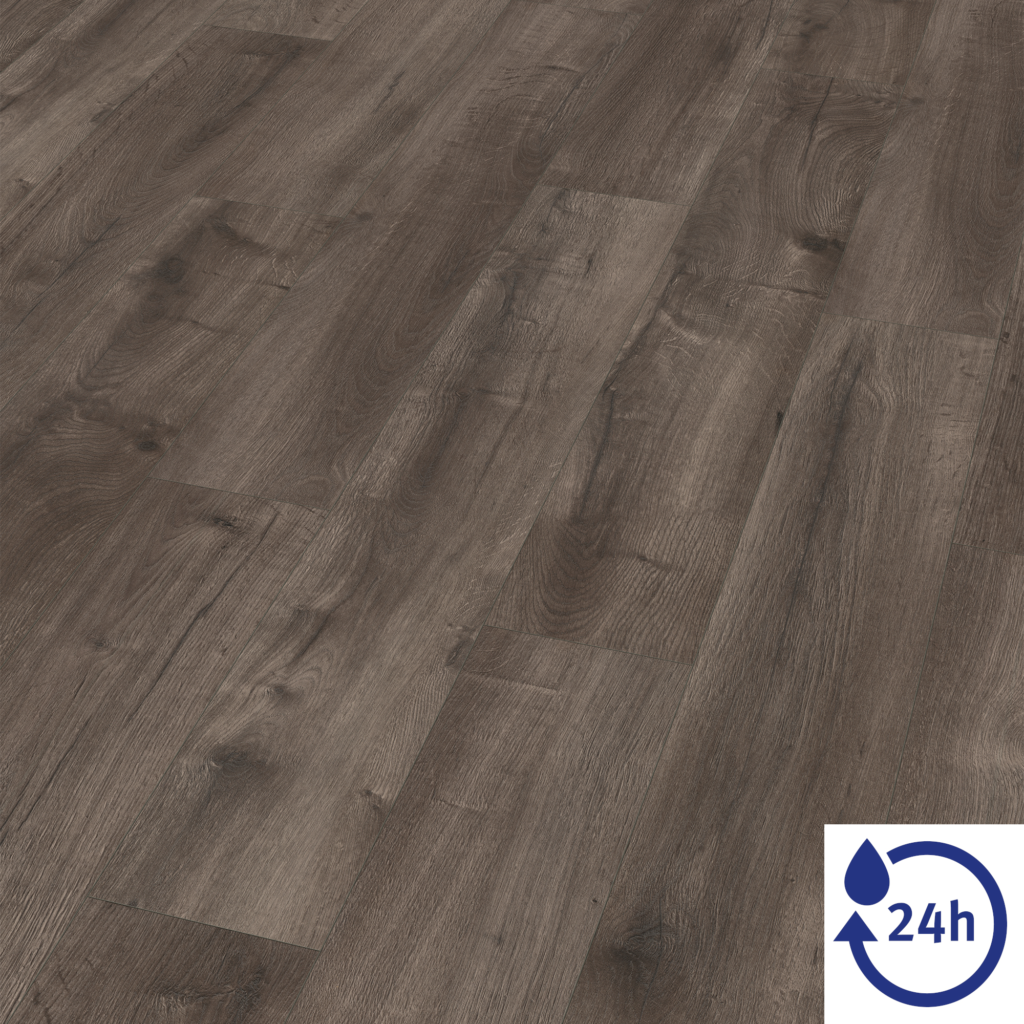 Laminat 'NatureSense Aqua' EL2078 Loja Eiche grau 8 mm